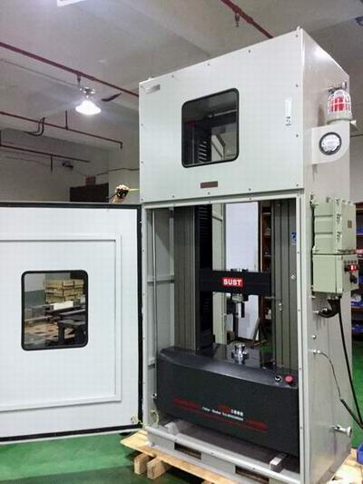 為中國航天集團(tuán)川南機(jī)械廠研制的防爆試驗(yàn)機(jī)